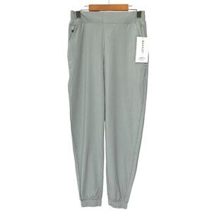 Athleta Brooklyn Textured Jogger Pants Light Green Size 6 Athleisure Sporty